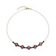 Rhodonite Stainless Steel Necklace