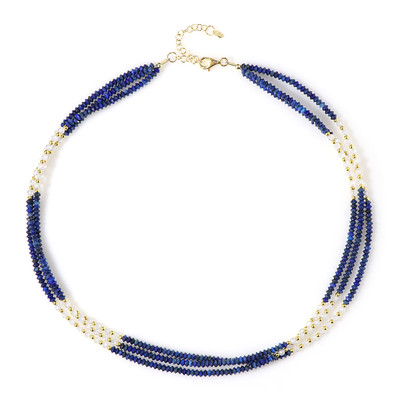 Lapis Lazuli Silver Necklace (Riya)