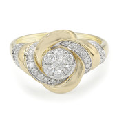 9K SI1 (G) Diamond Gold Ring (Annette)