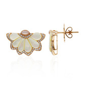 18K Mother of Pearl Gold Earrings (Estée Collection)