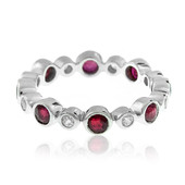 Mozambique Ruby Silver Ring