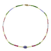 Tanzanite Silver Necklace (Riya)