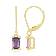 Amethyst Silver Earrings