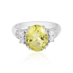 Ouro Verde Quartz Silver Ring