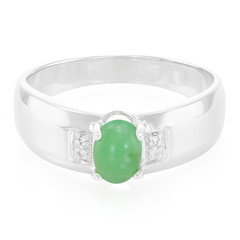 Imperial Chrysoprase Silver Ring