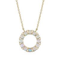 Welo Opal Silver Necklace