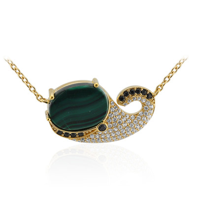 Malachite Silver Necklace