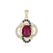 9K Bemainty Ruby Gold Pendant