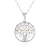 Welo Opal Silver Necklace