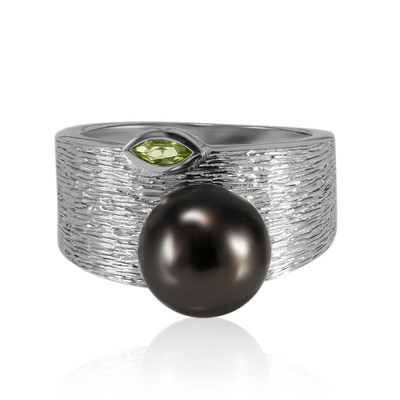 Tahitian Pearl Silver Ring (TPC)