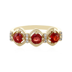 9K Tanzanian Ruby Gold Ring