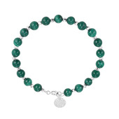 Malachite Silver Bracelet