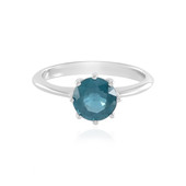 Teal Kyanite Silver Ring