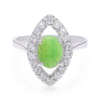 Imperial Chrysoprase Silver Ring