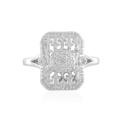 Zircon Silver Ring