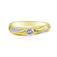 18K IF (D) Diamond Gold Ring