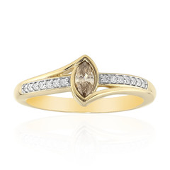 9K I3 Argyle Cognac Diamond Gold Ring (Mark Tremonti)