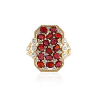 9K Tanzanian Ruby Gold Ring