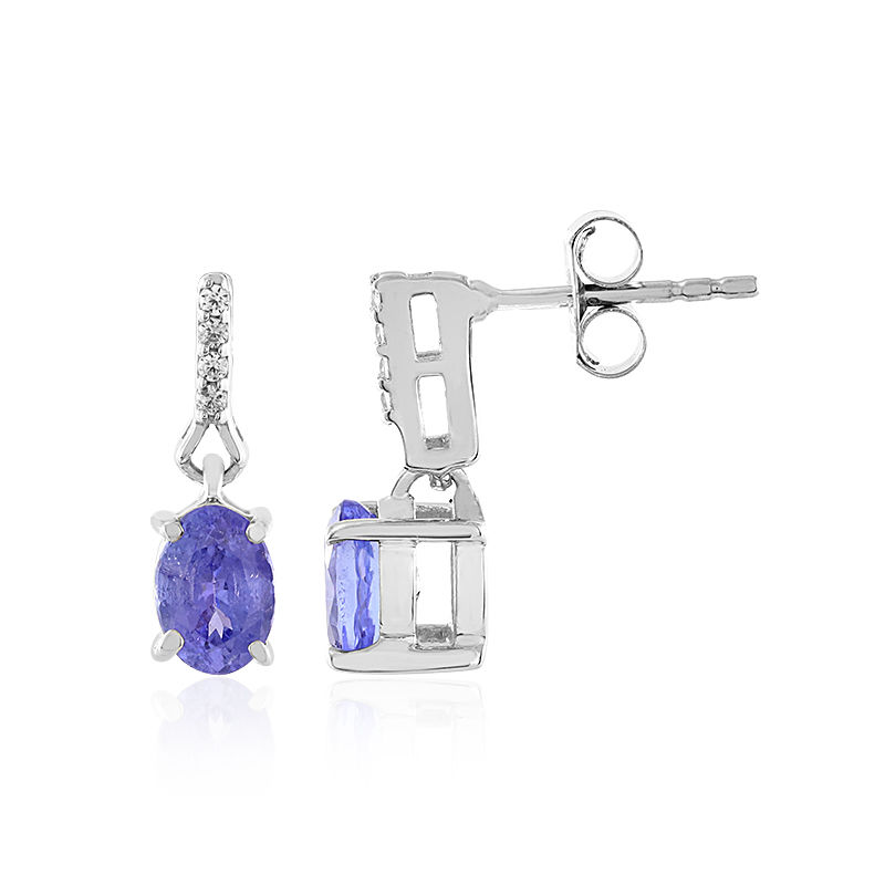 Buy Natural Tanzanite Earrings / Tanzanite Jewelry / White Gold Plated S925  Sterling Silver Tanzanite Earrings / Blue Tanzanite Earrings Online in  India - Etsy