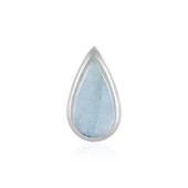 Brazilian Aquamarine Silver Pendant (MONOSONO COLLECTION)