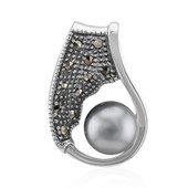 Tahitian Pearl Silver Pendant (Annette classic)