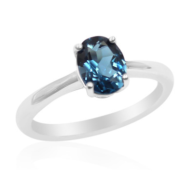 London Blue Topaz Silver Ring