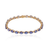 10K AAA Tanzanite Gold Bracelet