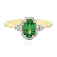 9K Tsavorite Gold Ring (La Revelle)