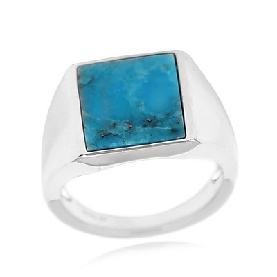 Kingman Blue Mojave Turquoise Silver Ring (Faszination Türkis)