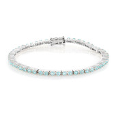 Blue Apatite Silver Bracelet