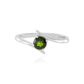 Russian Diopside Silver Ring