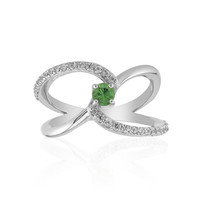 Tsavorite Silver Ring