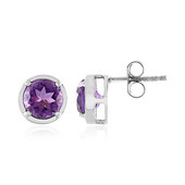 Uruguayan Amethyst Silver Earrings