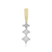 9K SI1 (H) Diamond Gold Pendant