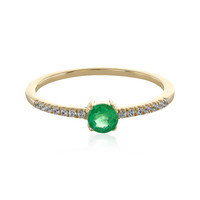 9K Russian Emerald Gold Ring (Adela Gold)