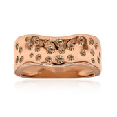 9K SI1 Argyle Rose De France Diamond Gold Ring (Annette)