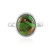 Kingman Green Mojave Turquoise Silver Ring