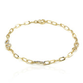14K SI2 (H) Diamond Gold Bracelet (CIRARI)