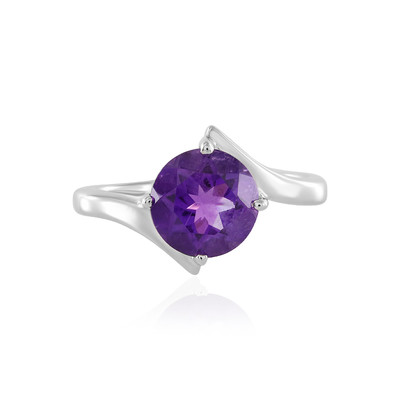 Siberian Amethyst Silver Ring