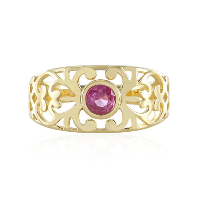 Madagascar Pink Sapphire Silver Ring