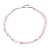 Morganite Silver Necklace