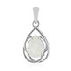 Rainbow Moonstone Silver Pendant