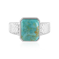 Kingman Blue Mojave Turquoise Silver Ring