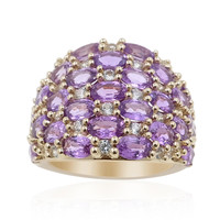 9K Ceylon Purple Sapphire Gold Ring