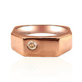 9K SI1 Argyle Rose De France Diamond Gold Ring (Annette)