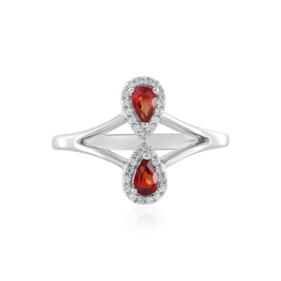 Tanzanian Ruby Silver Ring