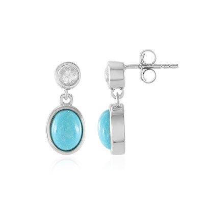 Turquoise Silver Earrings