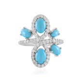 Sleeping Beauty Turquoise Silver Ring