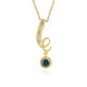 I3 Blue Diamond Silver Necklace