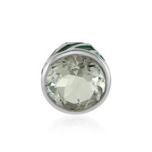 Green Amethyst Silver Pendant (MONOSONO COLLECTION)